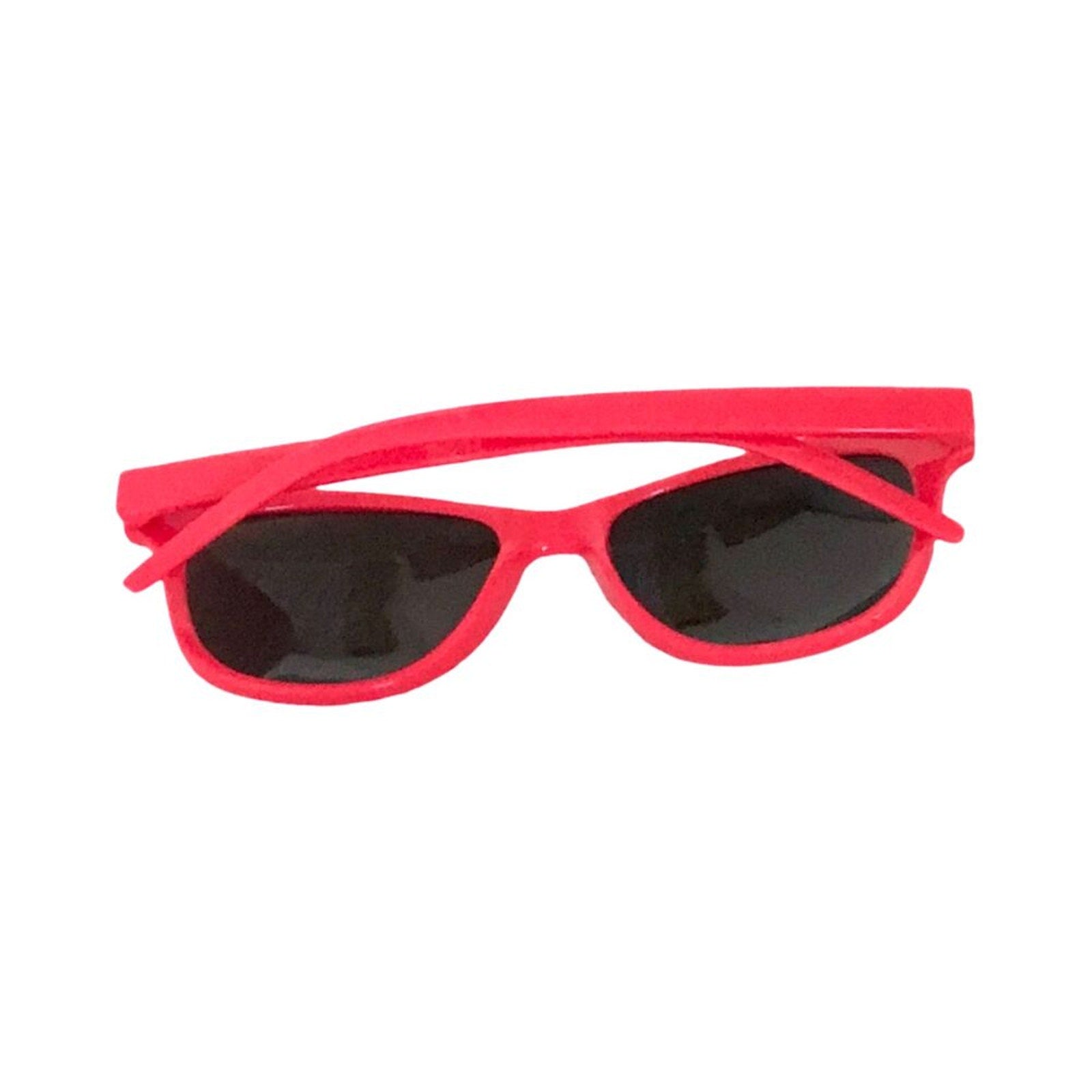 Women`s Red Frame Sunglasses Dark Lenses