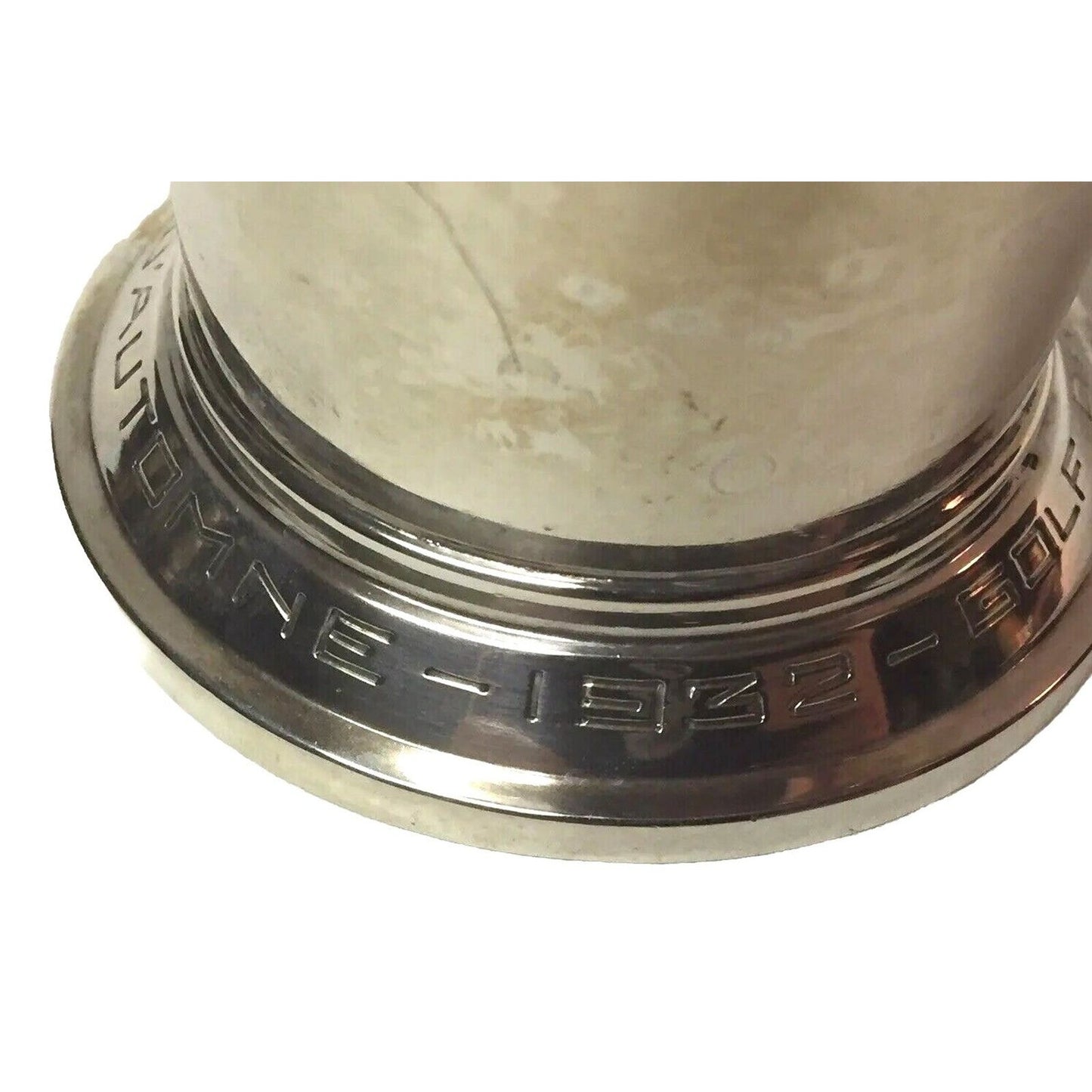 Antique Tetard Frères 1932 Golf de Chantilly Sterling Silver Trophy from Paris