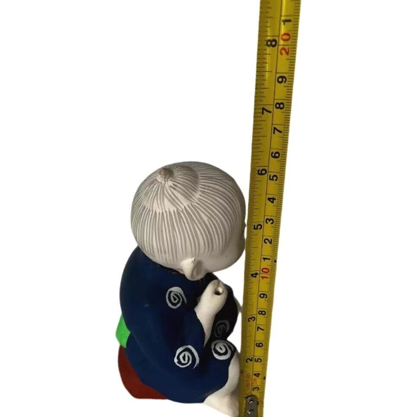 Vintage HAKATA MIMASU DOLLS Hand-Painted Ceramic Boy & Girl Fishing