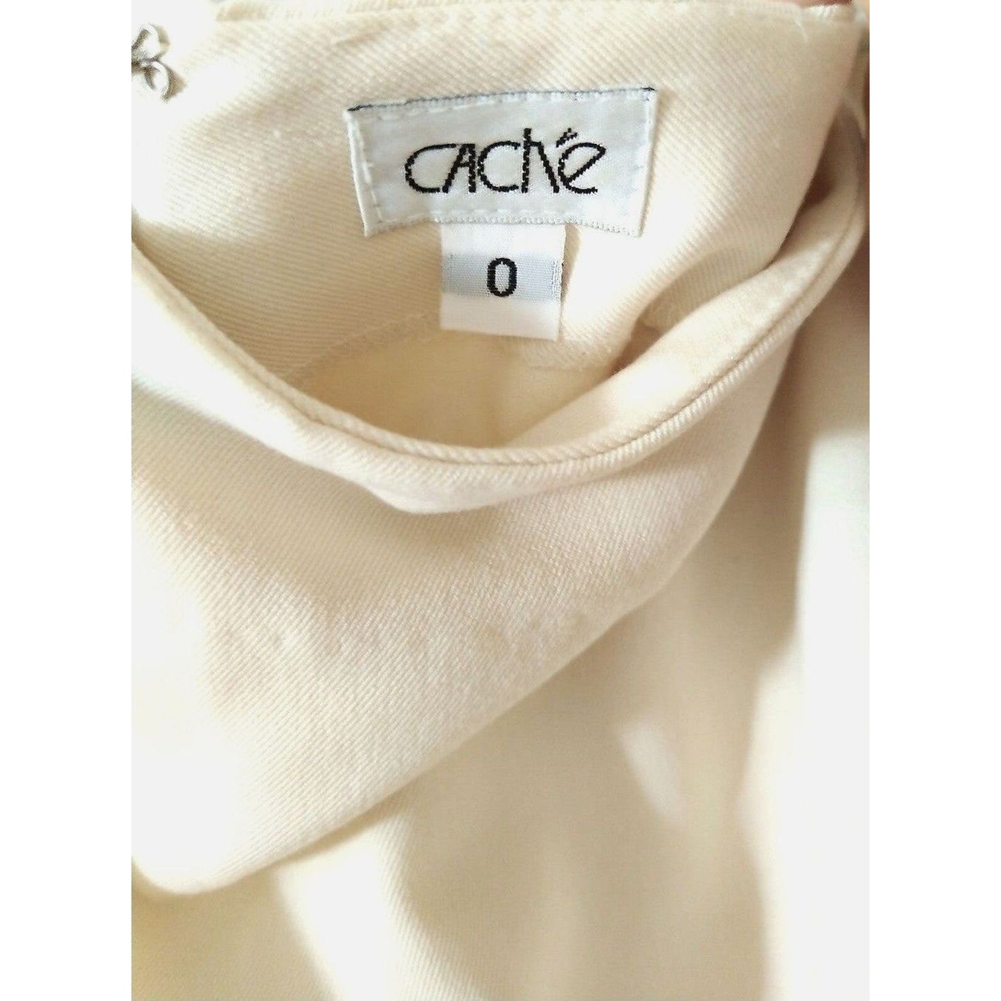 Cache beige mini Zipper up skirt 0 XS