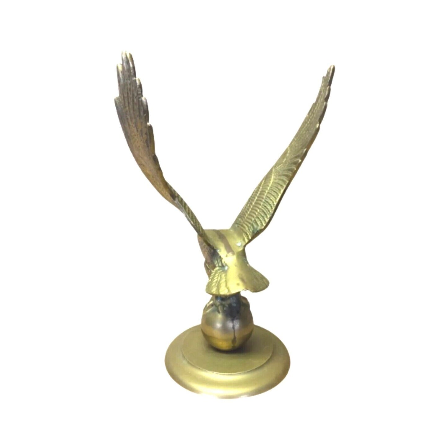 Vintage Eagle Globe Brass Trophy Figurine - Roy Rogers Franchise Convention 1985