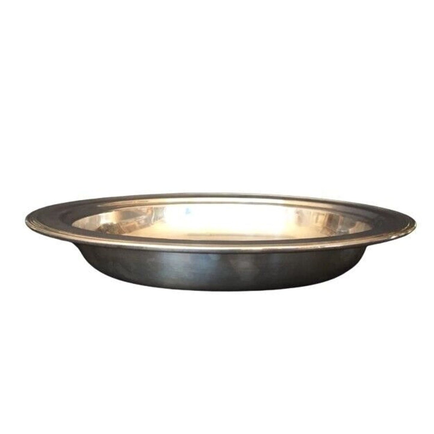 Antique Deep Serving Tray Bowl Platter Sheffield Silver Plated Usa