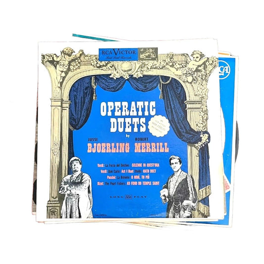Operatic Duets-Jussi Bjoerling Robert Merrill LM7007 RCA Victor 10" Vinyl Lp