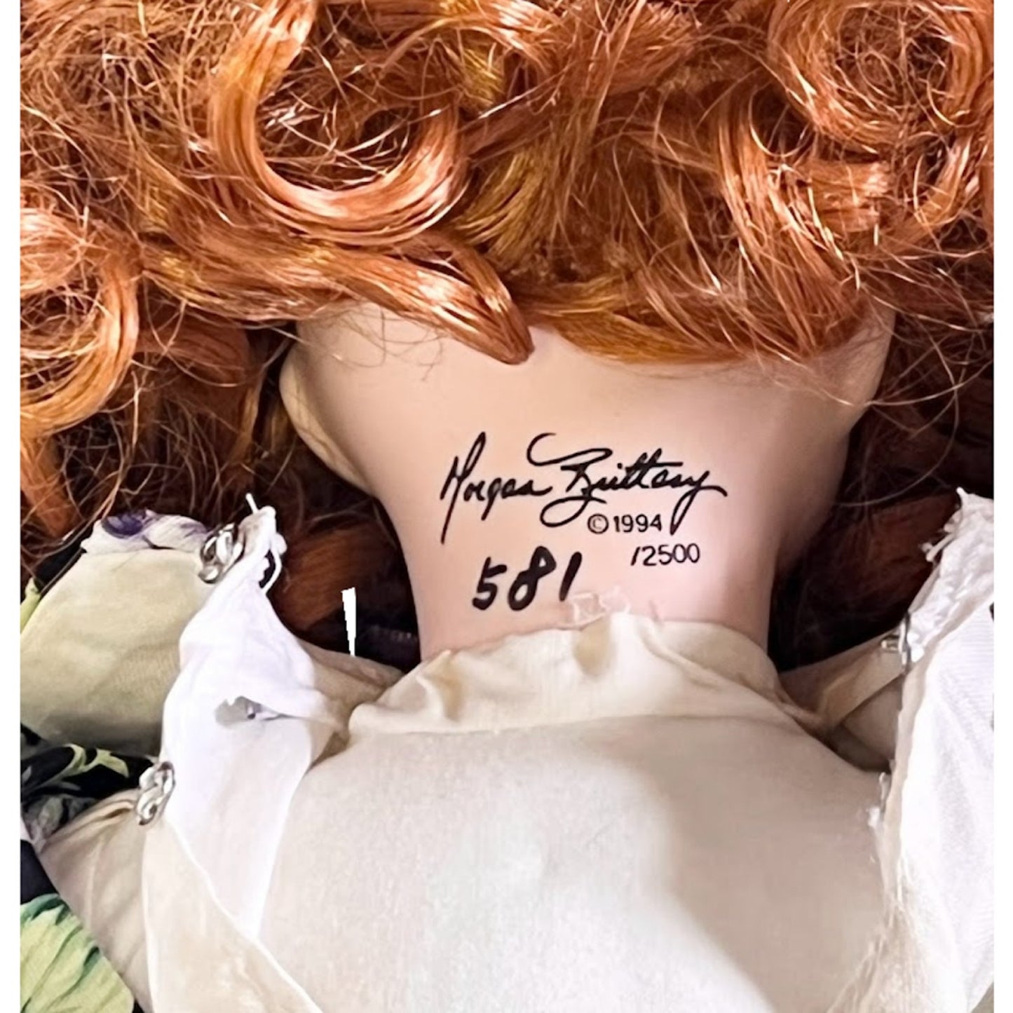 Porcelain Doll Morgan Brittany Doll Lorna 1994 581/2500