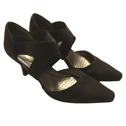 Life Stride Black Pumps High Heels - Women's Size 6M (Soft System Kelli)