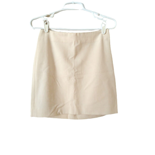 Cache beige mini Zipper up skirt 0 XS