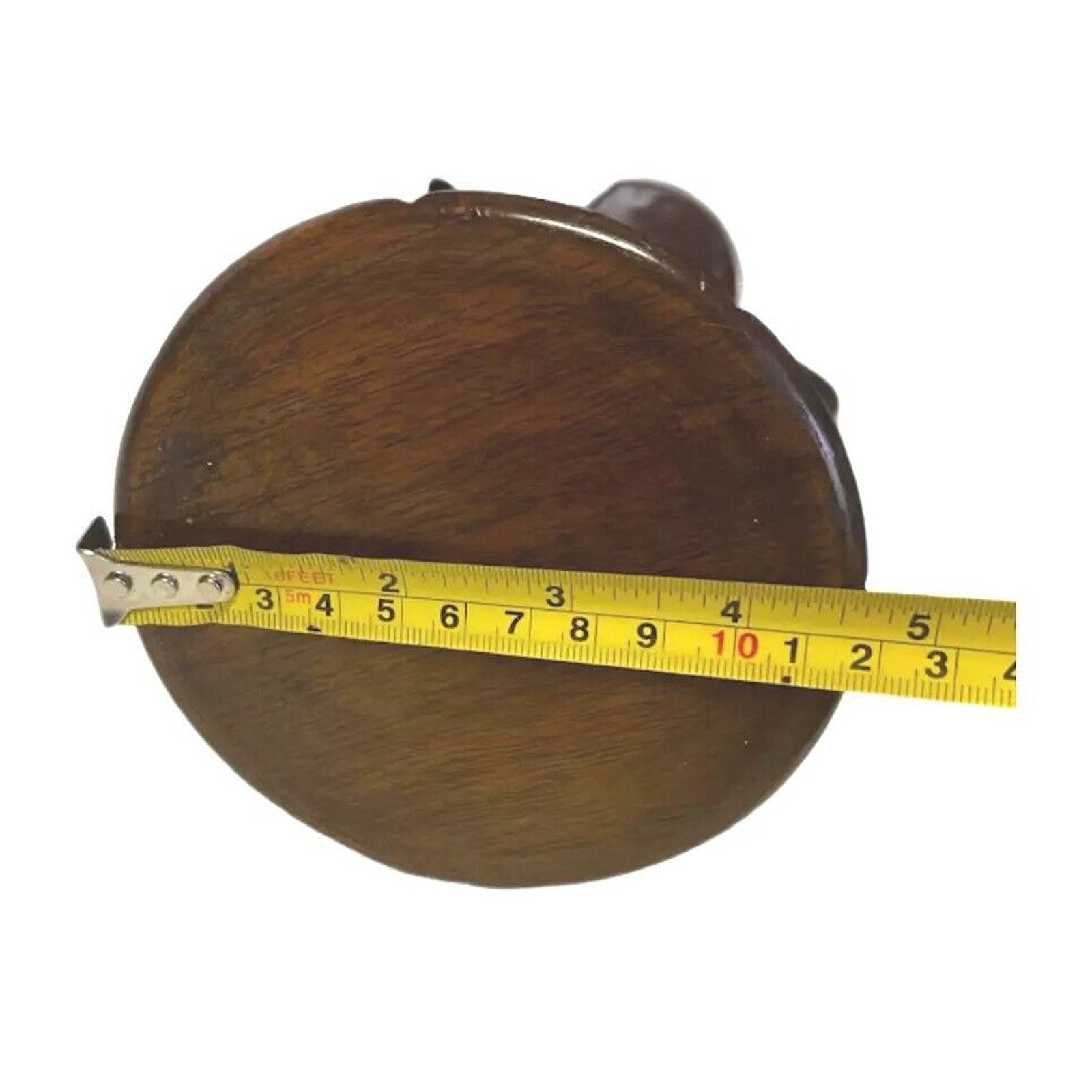 Antique Secession Urn Shape Trophy Vase Two Handles Carved Wood Rare Unique