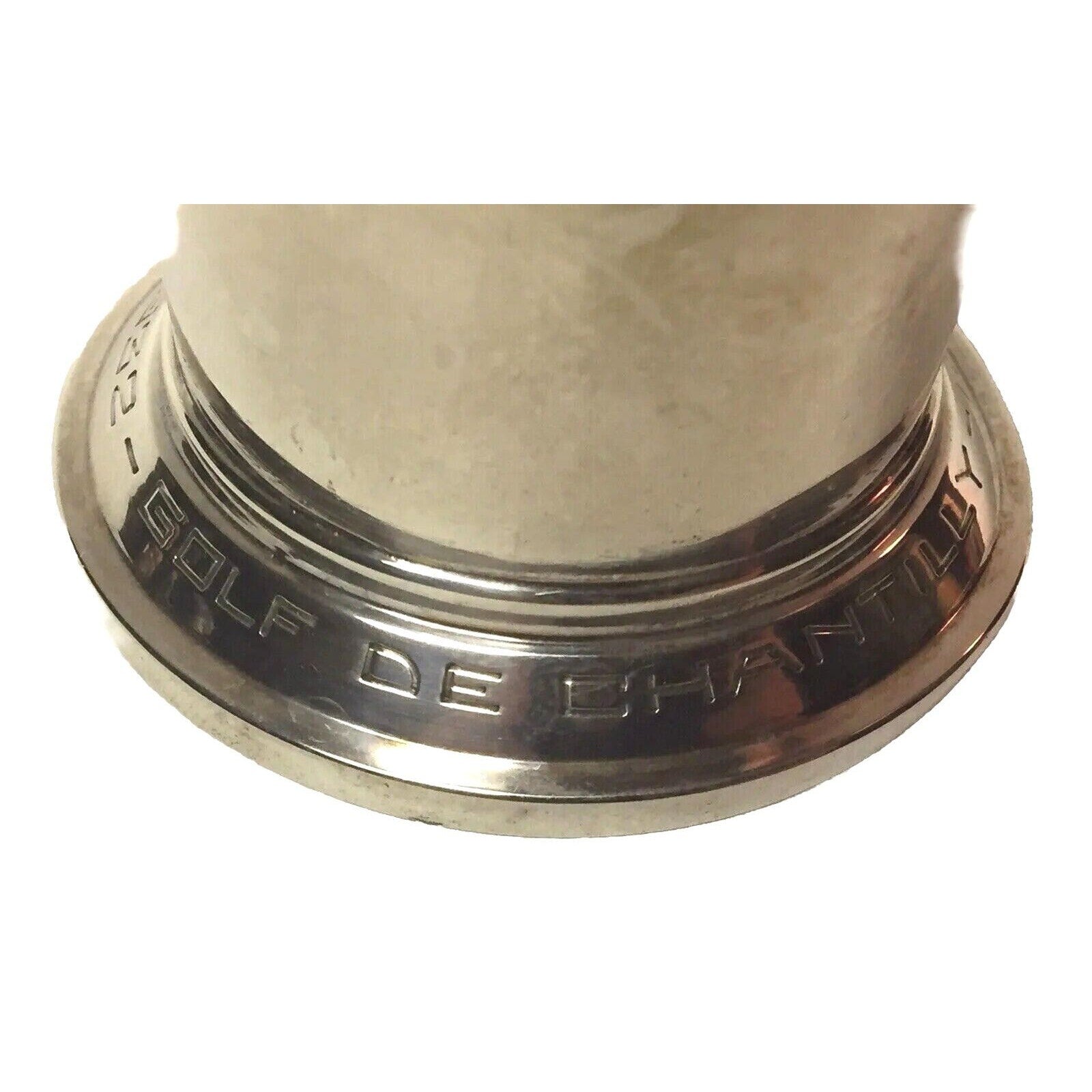 Antique Tetard Frères 1932 Golf de Chantilly Sterling Silver Trophy from Paris