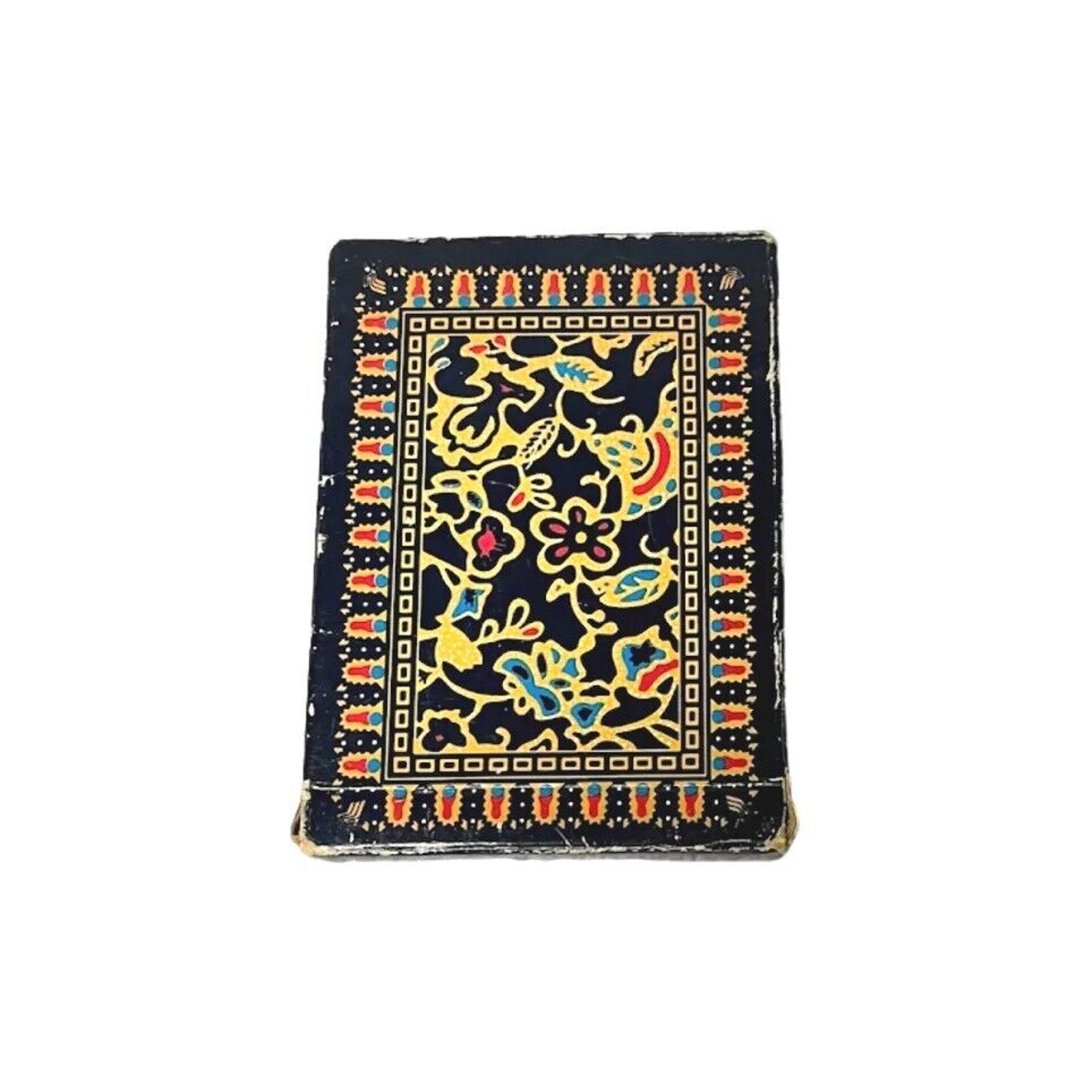 Vintage Singapore Airlines Playing Cards Deck Ornate Design