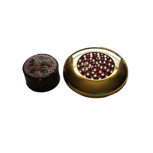 Red Door by Elizabeth Arden Womens No Perfume/ Compact Vintage Pill Box Lot