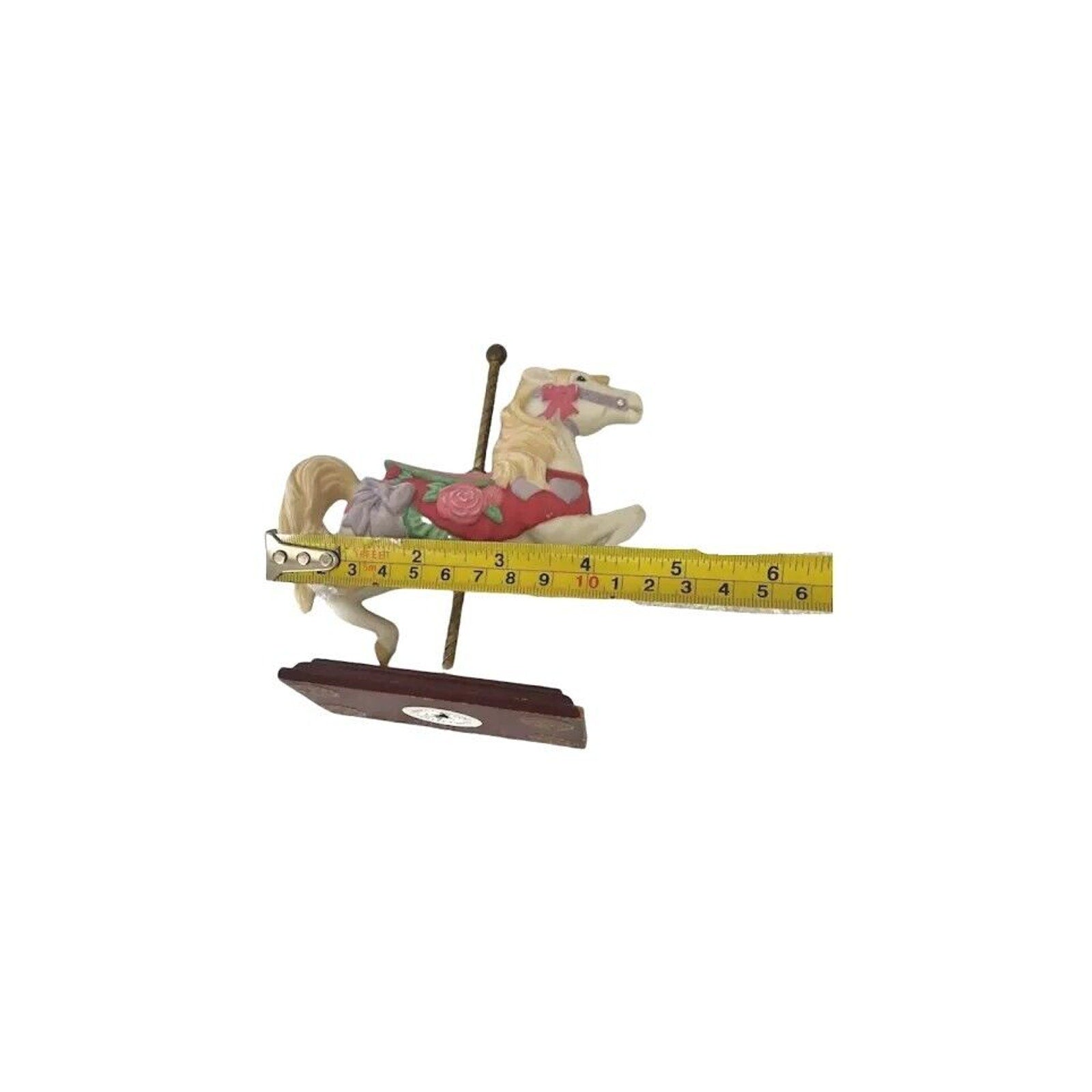 AVON Figurine Source of Fine Collectibles 1996 Carousel Ceramic Prancing Horse