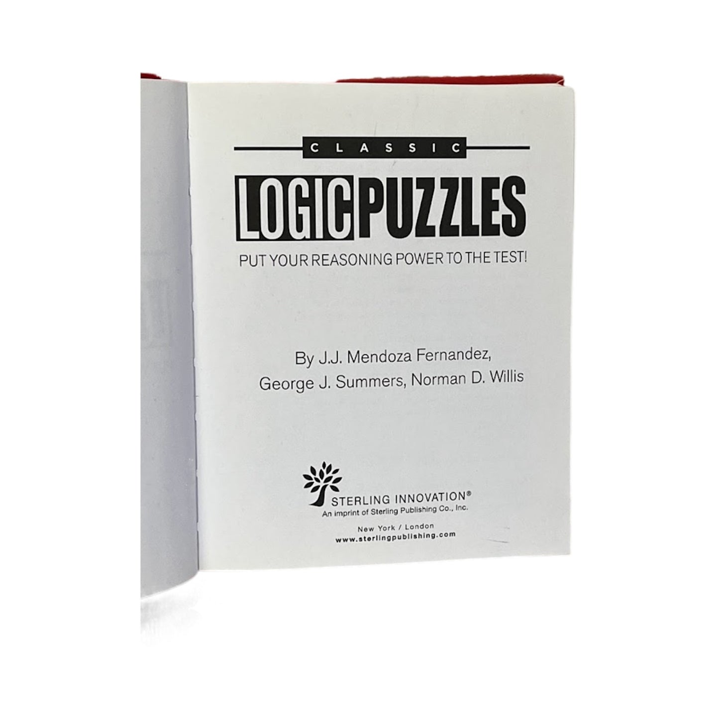 Logic Puzzles” Put Your Reasoning Power To Test” Book Fernandez, J.J. Mendoza