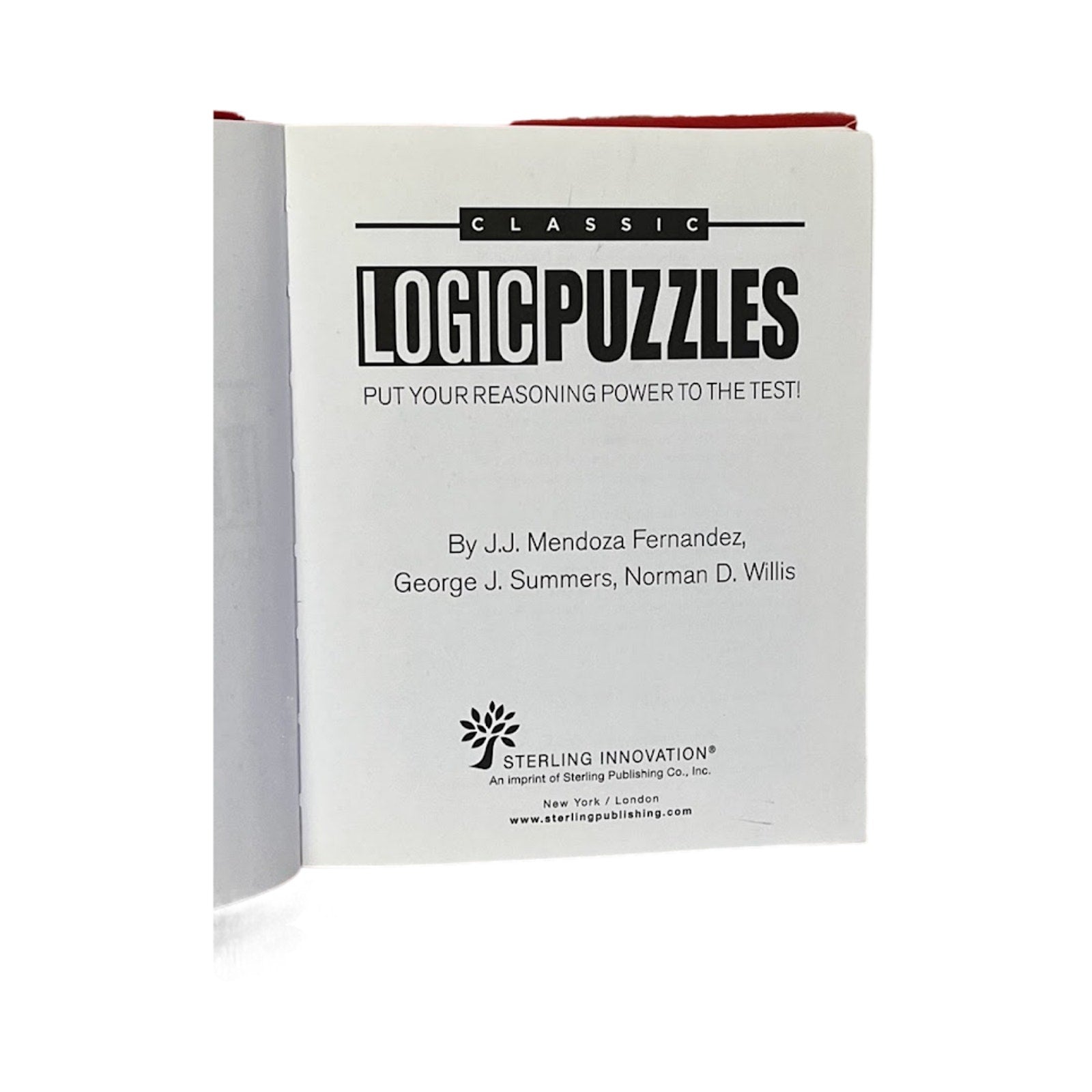 Logic Puzzles” Put Your Reasoning Power To Test” Book Fernandez, J.J. Mendoza