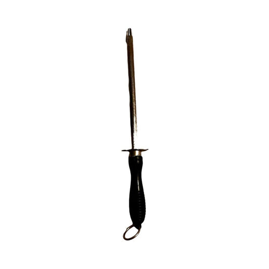 Sharpening Steel Rod Knife Sharpener 12" Cutlery Slip Resistant Handle Kitchen