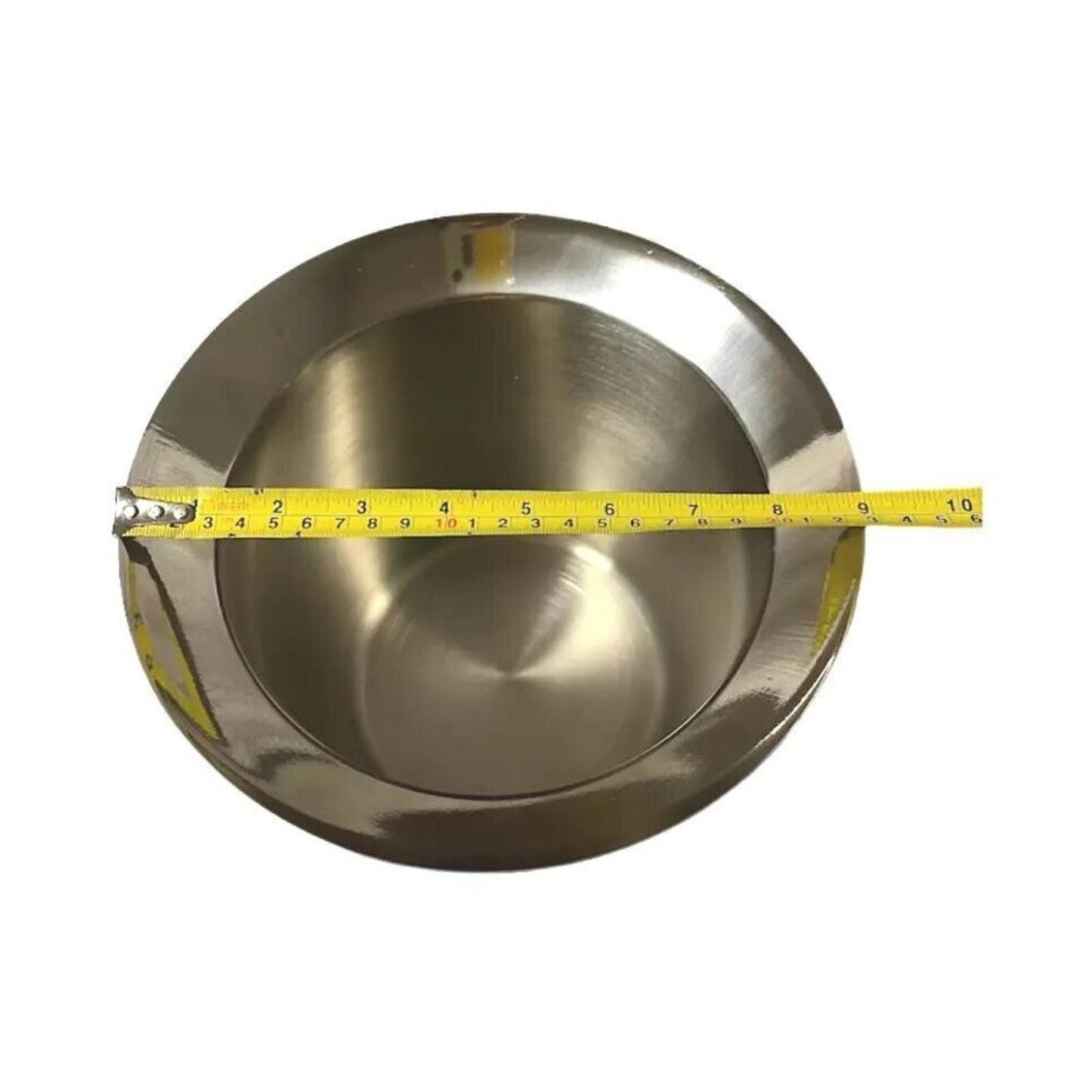 Vintage Ice Bucket / Wine Cooler 8” x 9” Round Stainless Steel