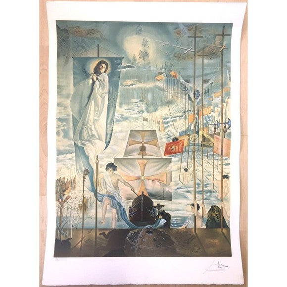 Lithograph Salvador Dali ‘The Dream Of Columbus’ Limited Edition Signed Original