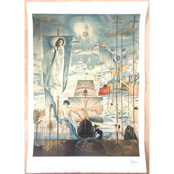 Lithograph Salvador Dali ‘The Dream Of Columbus’ Limited Edition Signed Original