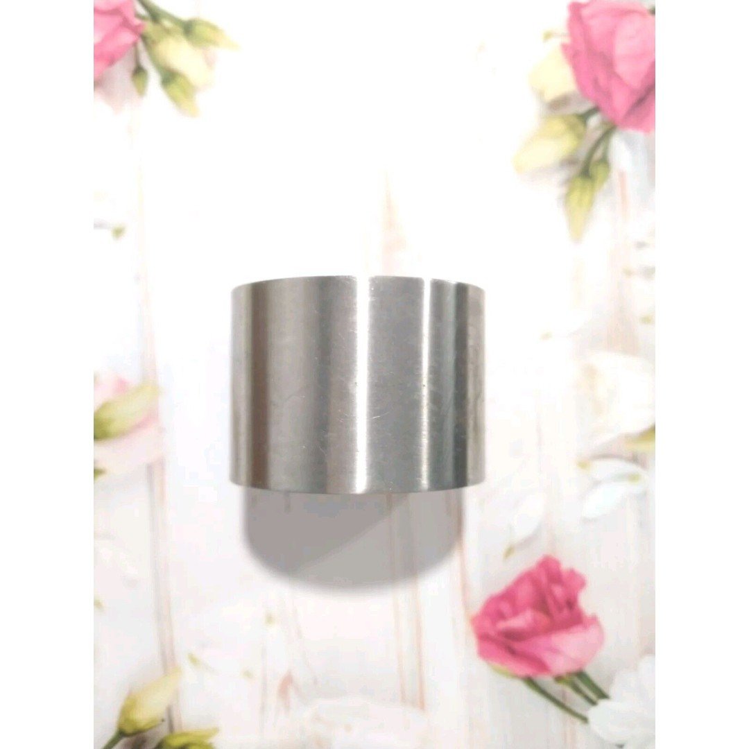 Silver Glossy Women Wrist Cuff Bracelet Wide Open Cuff Bangle