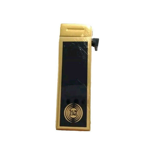 Antique Lighter Case Alfa By Feudor France Bte S.G.D.G. Sun Line Black & Gold