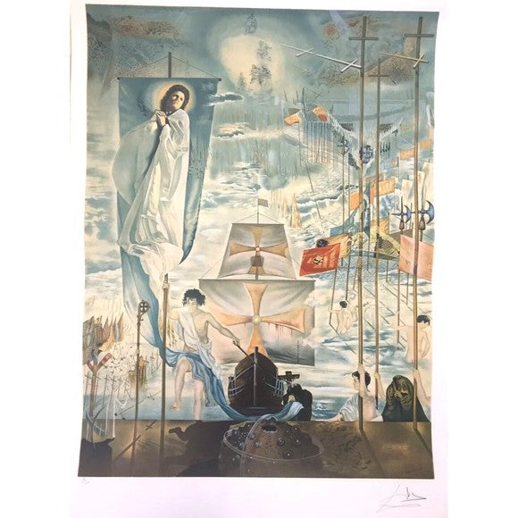 Lithograph Salvador Dali ‘The Dream Of Columbus’ Limited Edition Signed Original